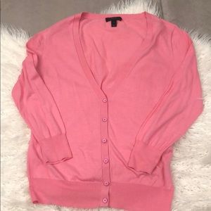 Pink v-Neck Cardigan